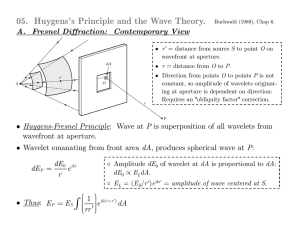 05. Huygens`s Principle and the Wave Theory.