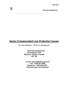 Series Compensated Line Protection Issues