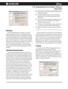 LNS® Redistribution Kit for Windows®/Release 3