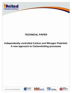 TECHNICAL PAPER Independently controlled Carbon and Nitrogen