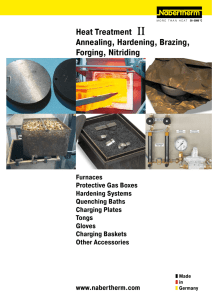 Heat Treatment Annealing, Hardening, Brazing, Forging, Nitriding