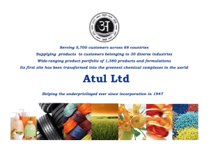 Atul Ltd - CzechTrade