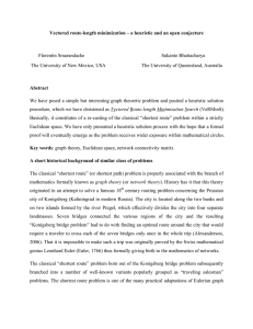 Vectored route-length minimization – a heuristic and an