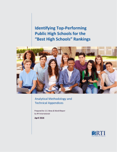Identifying Top-Performing Public High Schools for the “Best High