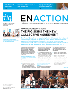 tHe fiq signs tHe new collective agreement
