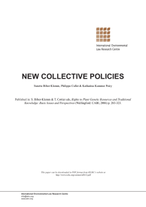 IELRC.ORG - New Collective Policies