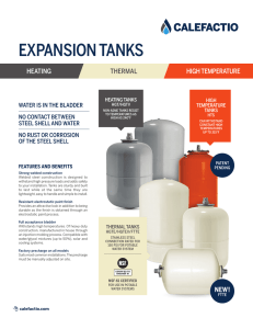 Non-code expansion tanks brochure