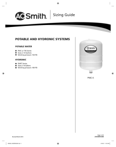 Sizing Guide - AO Smith Water Heaters