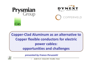 Copper-Clad Aluminum as an alternative to Copper