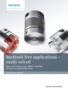 Backlash-free applications – easily solved