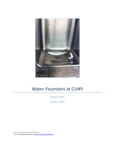 Water Fountains at CUNY - The City University of New York