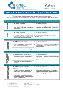 Medical Procedure, Airport and Themepark Guidelines