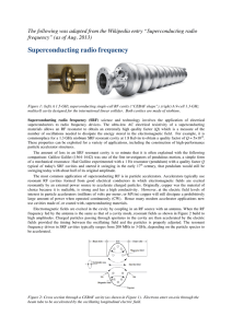 Superconducting radio frequency - Helmholtz