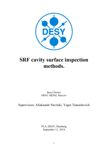 SRF cavity surface inspection methods.