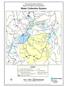 Water Collection System Map
