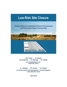 Low-Risk Site Closure - GSI Environmental Inc.