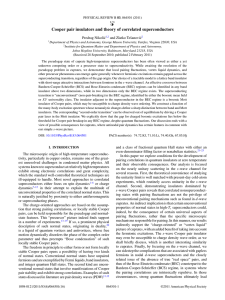 Cooper pair insulators and theory of correlated superconductors