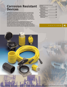 Corrosion Resistant Devices