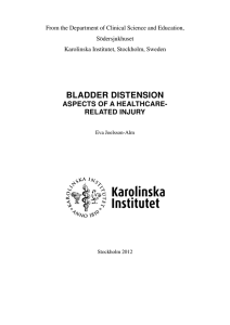 bladder distension - KI Open Archive