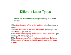 JS Laser Types