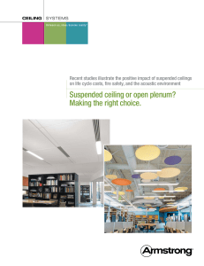 Suspended ceiling or open plenum? Making the right