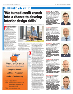 `We turned credit crunch into a chance to develop interior design skills`