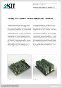 Battery Management System - KIT