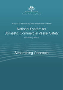 National System for Domestic Commercial Vessel Safety