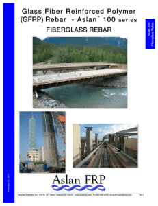 Glass Fiber Reinforced Polymer (GFRP) Rebar - Aslan