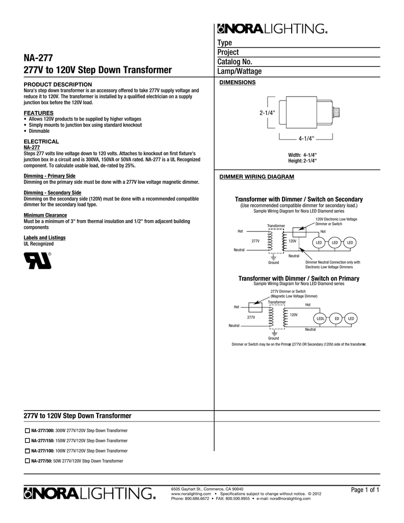 277 Volt Lighting Dimmer Switch Wiring Diagram from s2.studylib.net