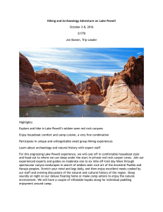 Hiking and Archaeology Adventure on Lake Powell, Jon 2016.pages
