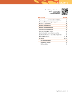 ballasts - Hydrofarm