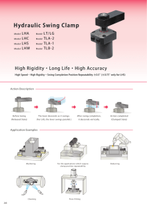 Hydraulic Swing Clamps: Models, Action, and Applications