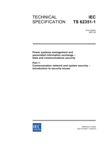 technical iec specification ts 62351-1