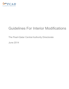 Guidelines For Interior Modifications - The Pearl