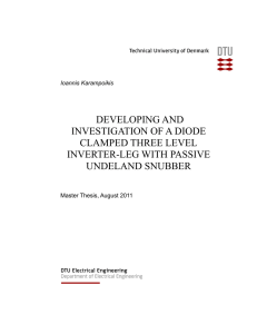 developing and investigation of a diode clamped three level inverter