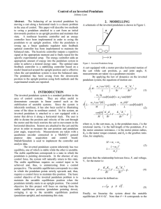 Control of an Inverted Pendulum