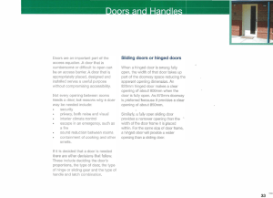 Doors and handles