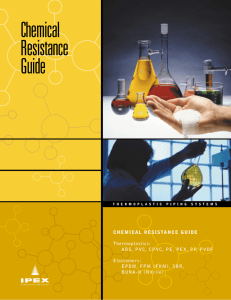 Chemical Resistance Guide - Gilson Engineering Sales
