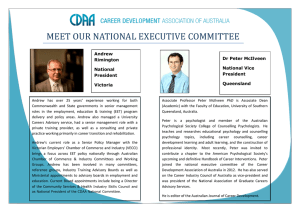 v8 Feb2015 Meet NEC and DPs - Career Development Association