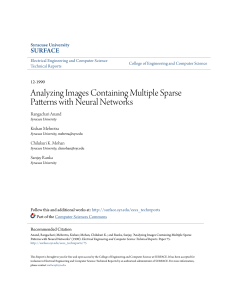 Analyzing Images Containing Multiple Sparse Patterns with Neural