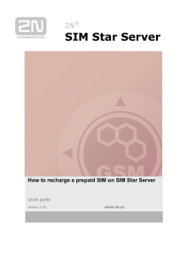 SIM Star Server How to recharge a prepaid SIM - FAQ section!