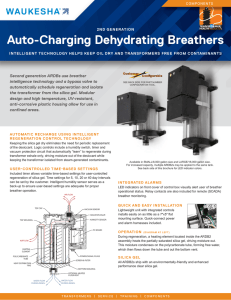 Auto-Charging Dehydrating Breathers