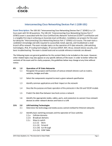 Interconnecting Cisco Networking Devices Part 1 (100-101)