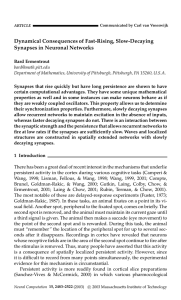 Dynamical Consequences of Fast-Rising, Slow