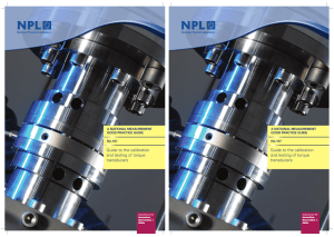 Guide to the calibration and testing of torque transducers