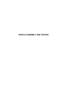 Vehicle Assembly and Testing