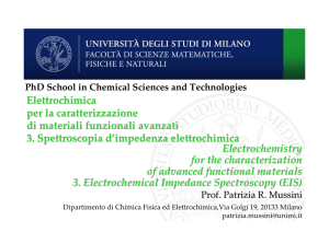 PhD School Electrochemical Impedance Inglese