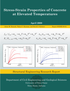 Stress-Strain Properties of Concrete at Elevated Temperature.