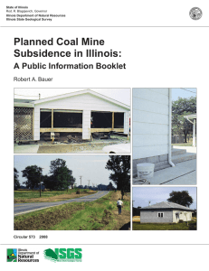 Planned Coal Mine Subsidence in Illinois
